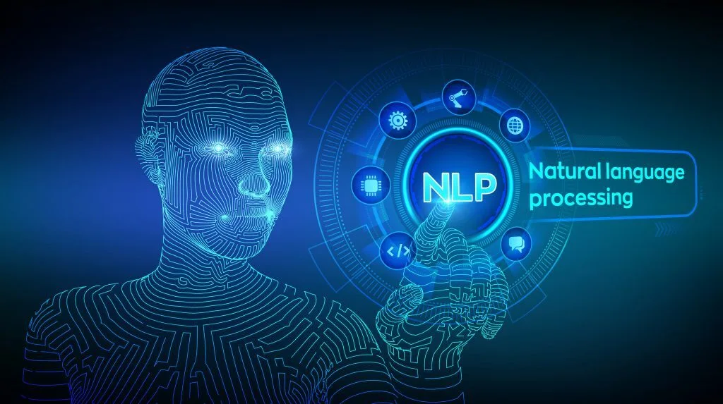 AI system tapping into natural language processing (NLP). 