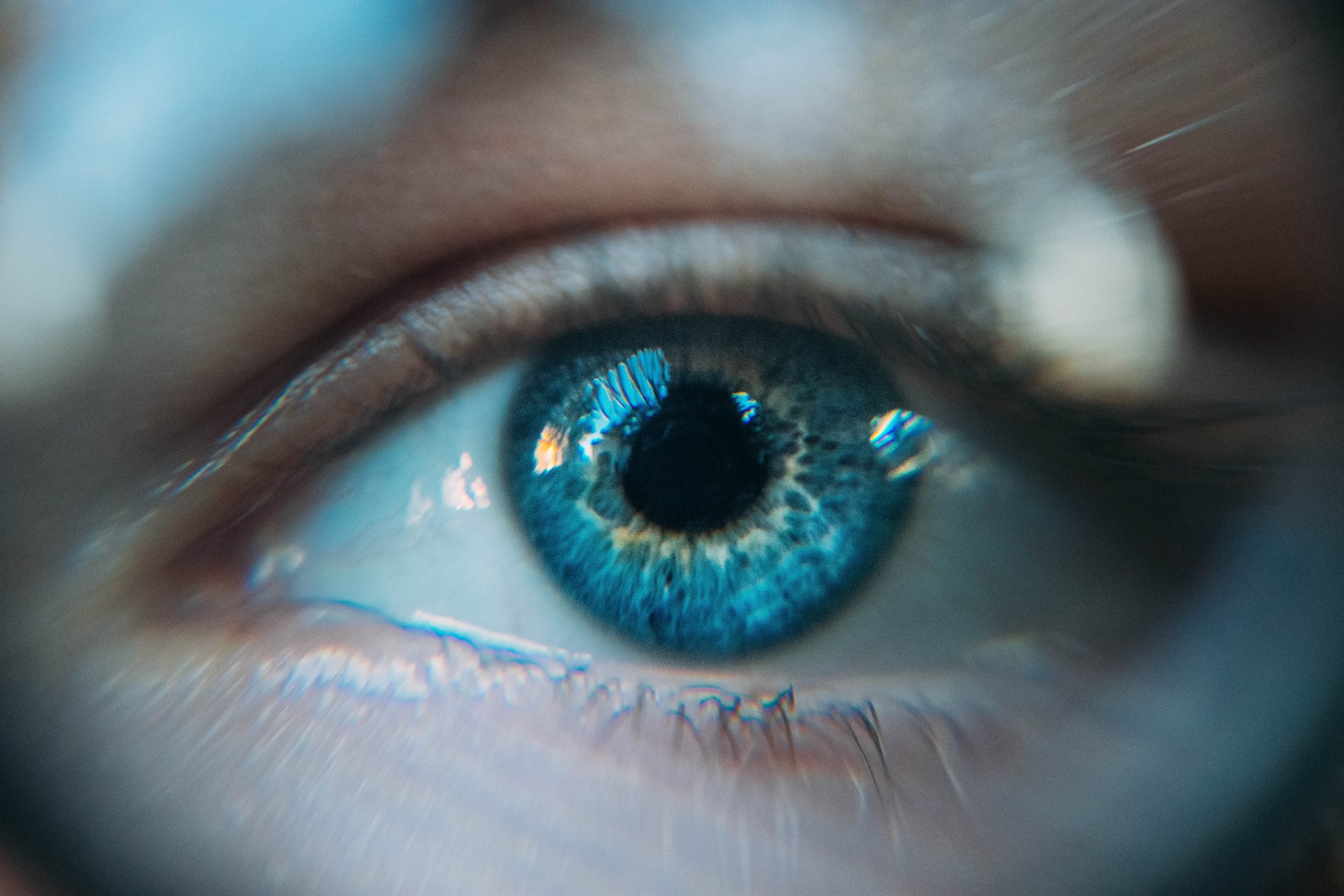 blue eye scanning code for digital solutions